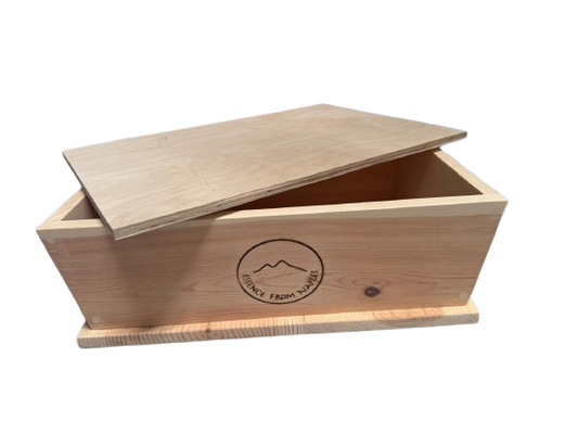 Medium Wooden Madia Box with Lid